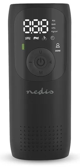 Nedis PAAC10BK - Digitális zsebkompresszor 4000 mAh 5V