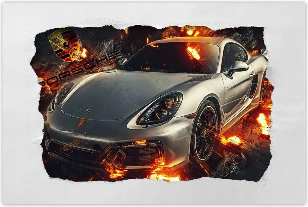 Poszterek 90x60 Porsche718 Cayman Gts
