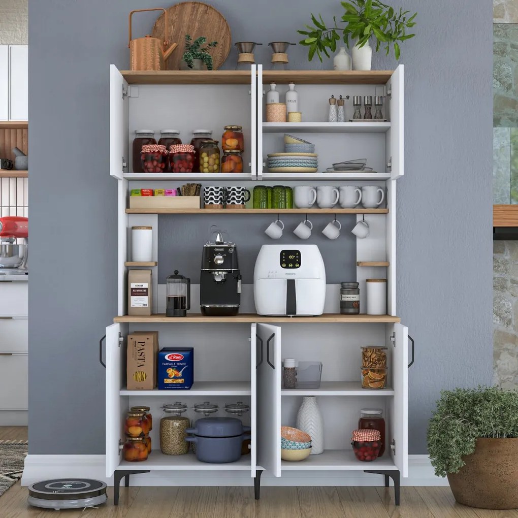 Konyhaszekrény, 120 cm – JE176