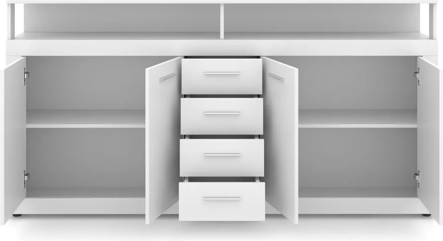 XXL/LUNA KOMODA 4D4S DĄB SONOMA/DĄB SONOMA