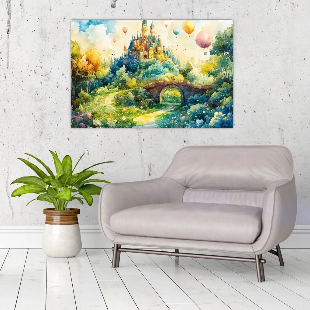 Kép - Mesebeli kastély (90x60 cm)