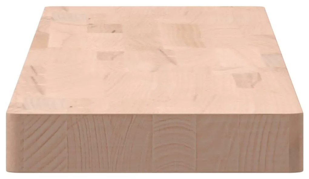 tömör bükkfa fali polc 100 x 20 x 4 cm