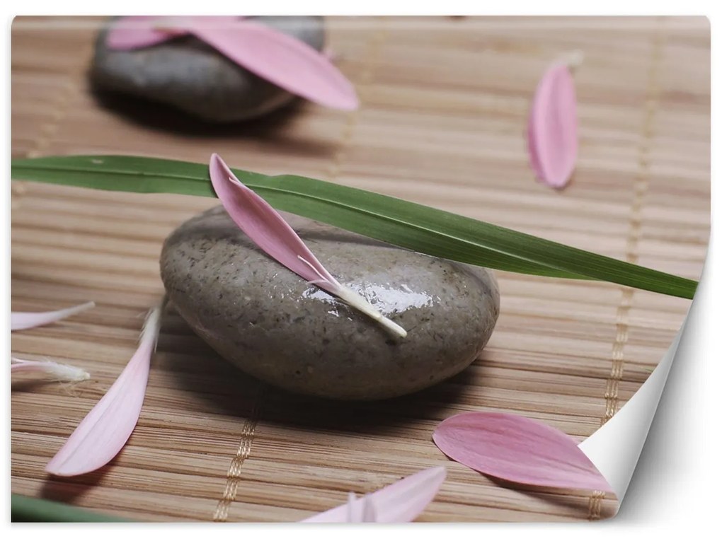 Gario Fotótapéta Ko és virágszirmok Anyag: Vlies, Méret: 350 x 245 cm