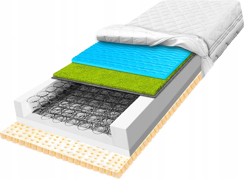 Bonnell rugós matrac 180x200 latex masszázstámasz H3 H4 23cm