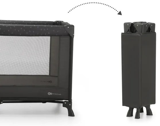 KINDERKRAFT - Utazó kiságy JOY szürke