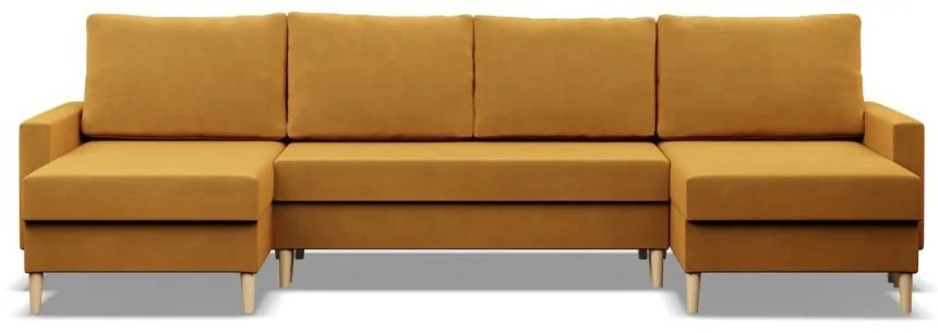 FLANK U ágyazható sarok ülőgarnitúra, 294x92x140, Kronos 09