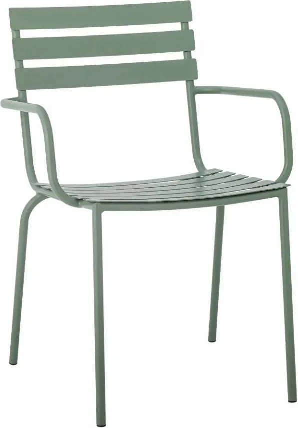 Bloomingville Monsi Kerti szék karfával 4 db Fém Zöld