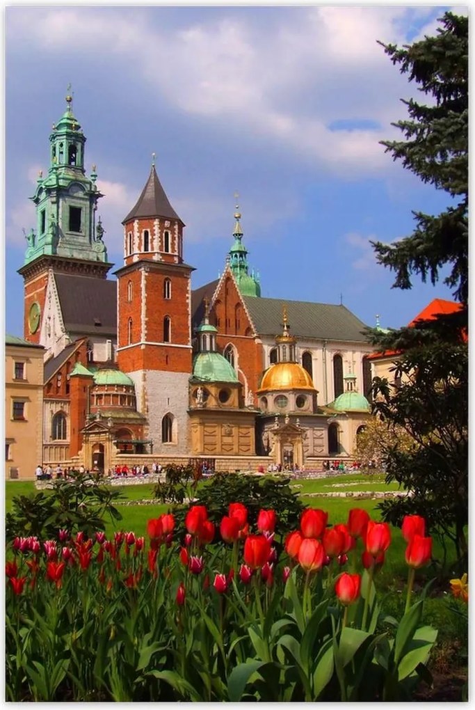 Poszterek 80x120 Krakkó Wawel Műemlékek