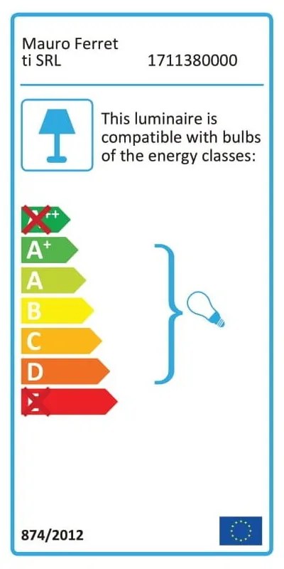 Glamy Drop aranyszínű asztali lámpa - Mauro Ferretti