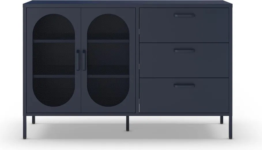 Sötétkék komód 140x90 cm Diora – Marckeric