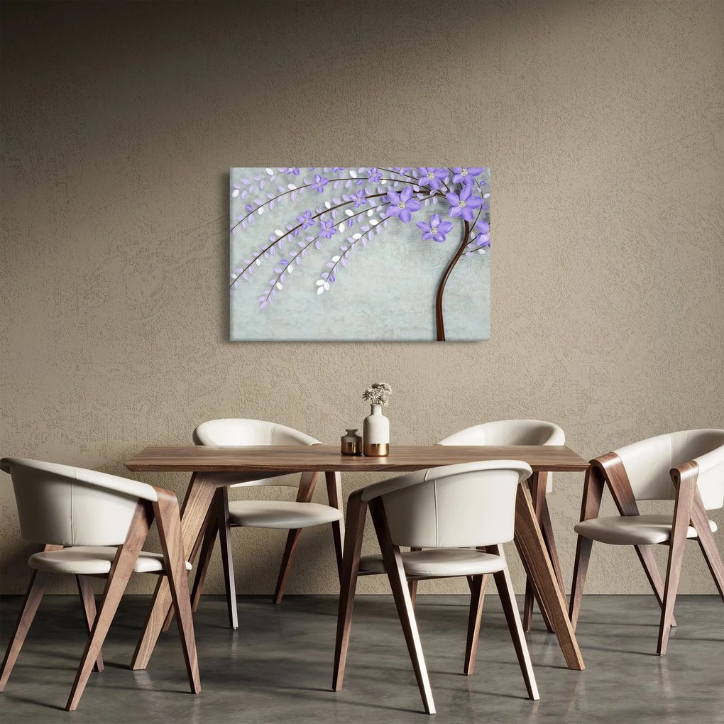 Kép - Lila eső (90x60 cm)