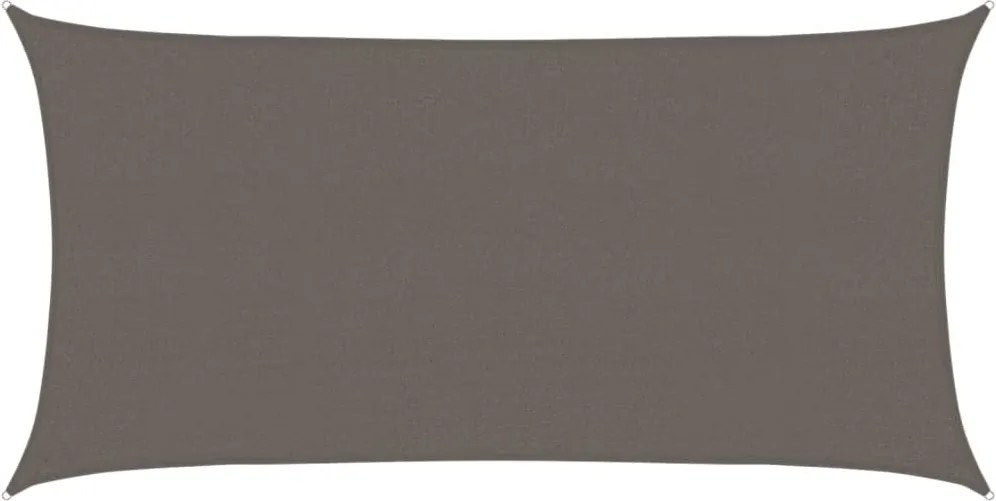 vidaXL antracitszürke HDPE napvitorla 160 g/m² 2,5 x 5 m