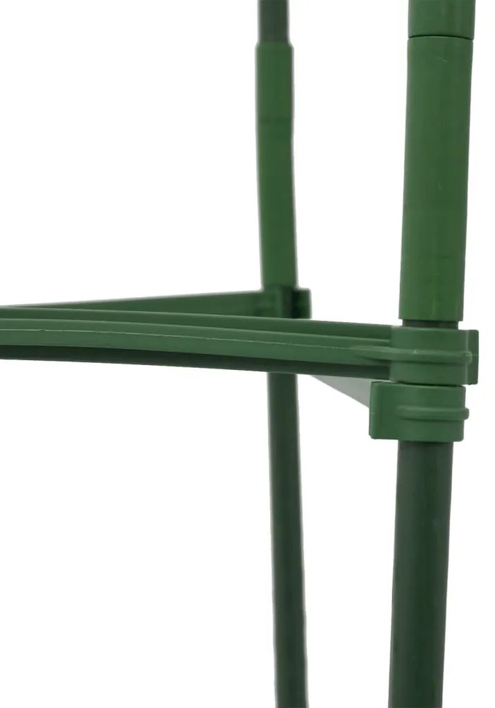 8 db acél és polipropilén paradicsomketrec 116 cm