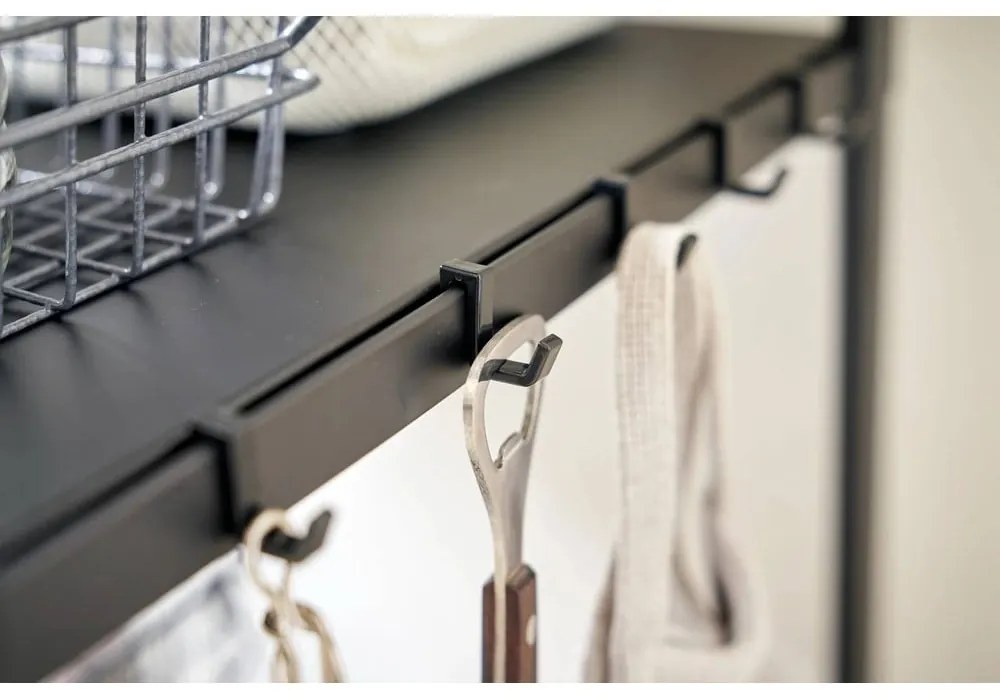 Matt fekete acél polcos állvány 60x90x46,5 cm Tower – YAMAZAKI