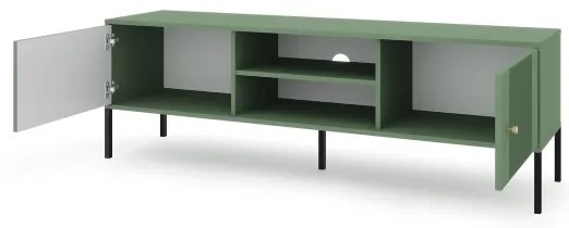 LUE TV-állvány zöld/fekete