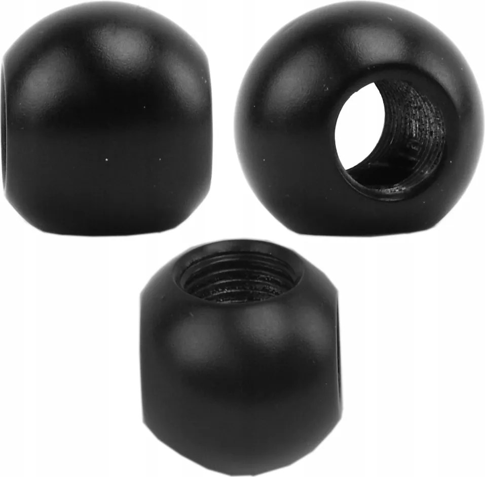 fekete T-idom gömb m10x1 belsőmenet toldó összekötő csonk lámpákhoz loft Diy