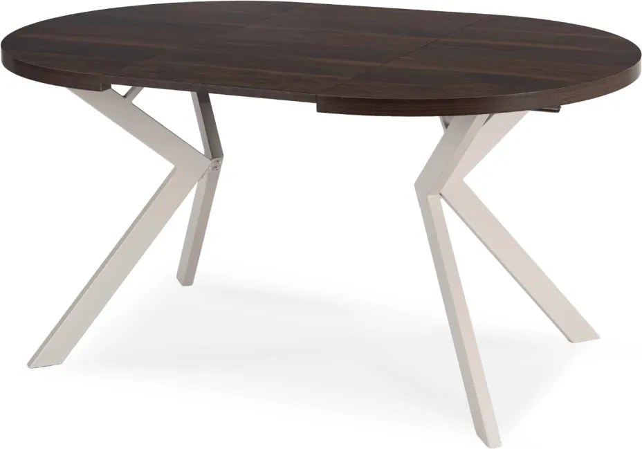 Modern bővíthető étkezőasztal LUKAS 100–250 cm dió kasmír