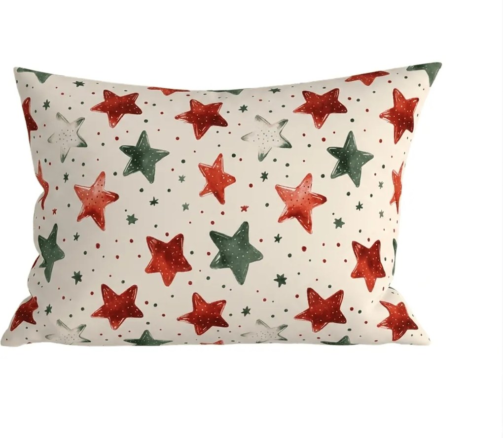 Mikroszálas párnahuzat COLORFUL STARS 50x70 cm, színes