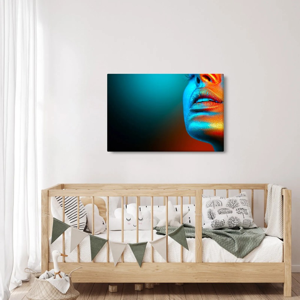 Kép - Csillogó arc (90x60 cm)