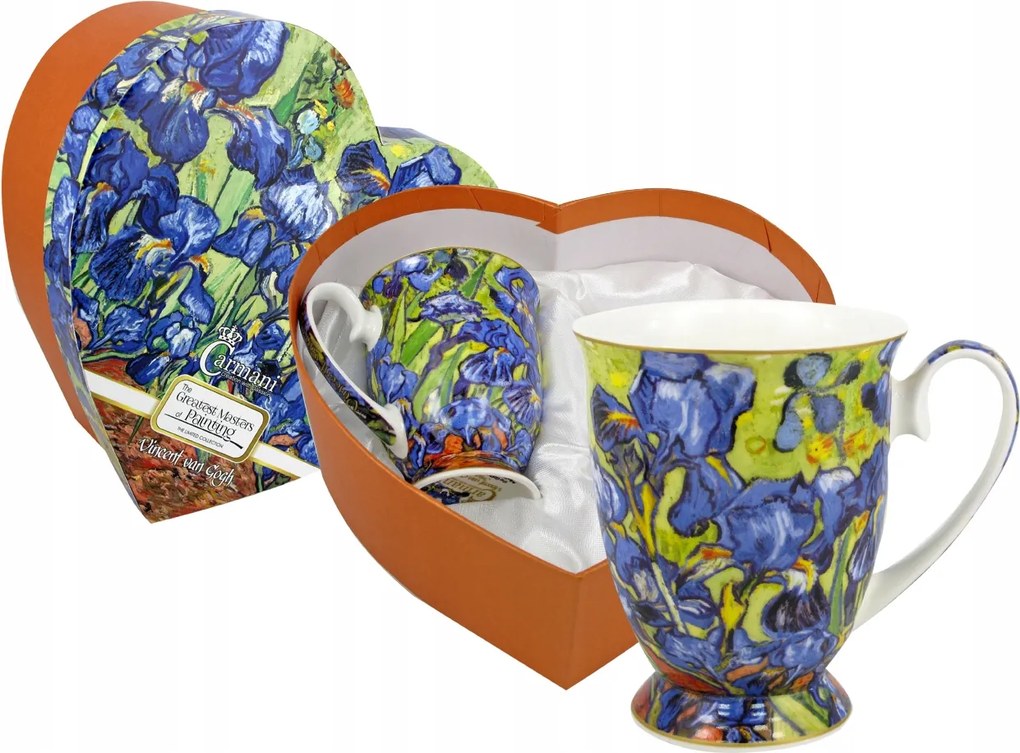 V. Van Gogh kpl. 2 bögre szív, Írisz 280 ml|ajándék