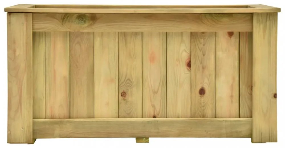 impregnált fenyőfa magaságyás 100 x 50 x 50 cm