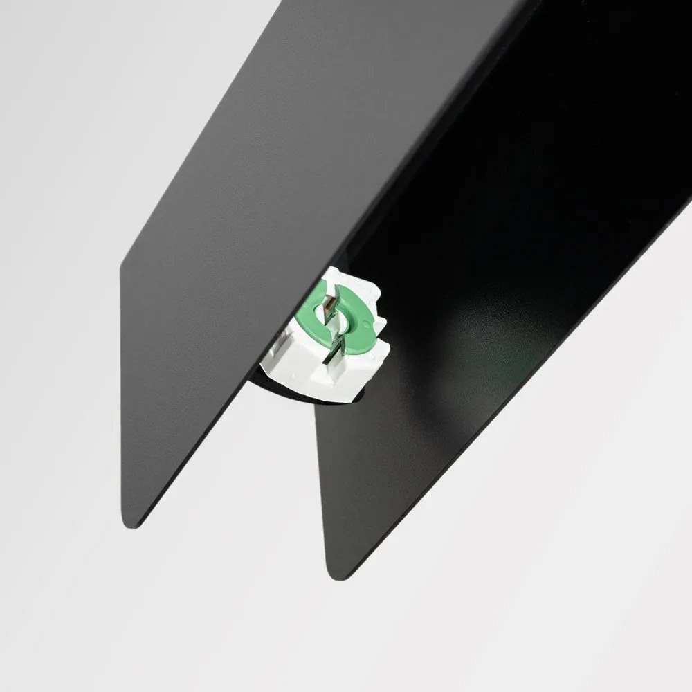 Fekete fém LED függőlámpa Nebula – Sollux