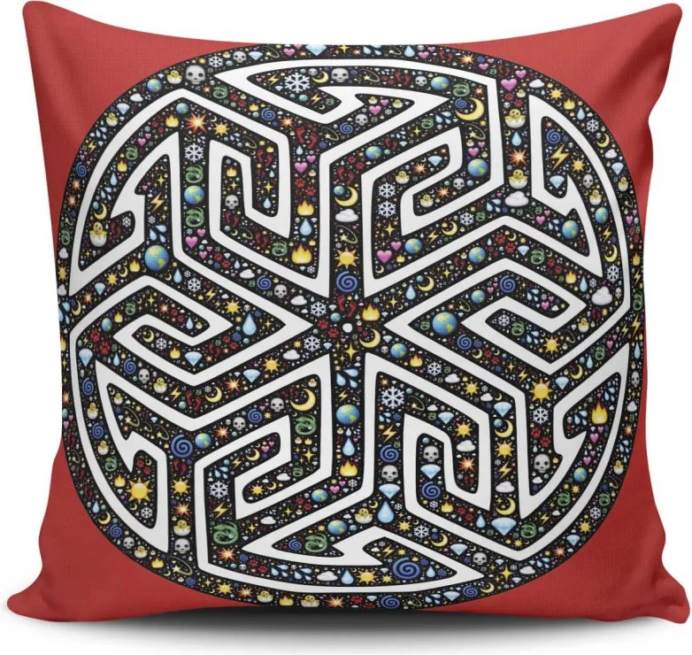 Díszpárna, 43×43 cm – MANDALA-40