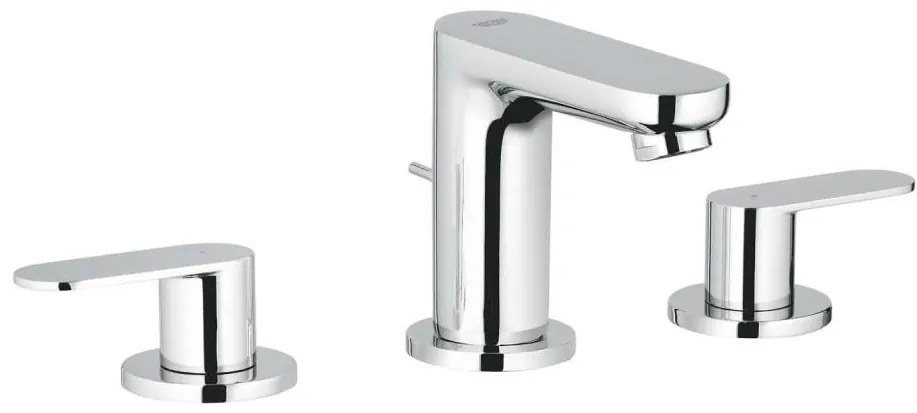 GROHE 20187000-háromlyukú mosdócsaptelep EUROSMART COSMOPOLITAN DN 15 króm