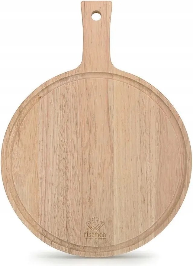 Vágódeszka Fissman 40x30x1,5cm, kaucsukfa, Ökológiai