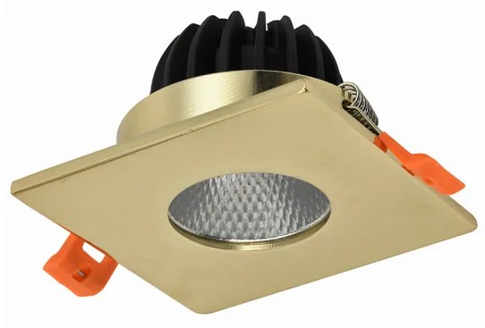 AZZARDO 5991 CLEAN S Kültéri Mennyezetbe Építhető Lámpa Arany LED IP44