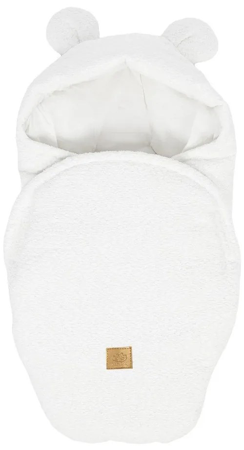 Fehér buklé babapólya 45x80 cm – Meowbaby