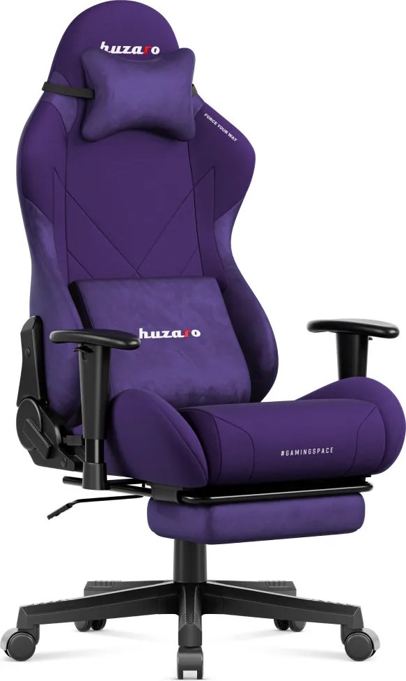 Gamer szék, Force 5.7 lábtartóval lila