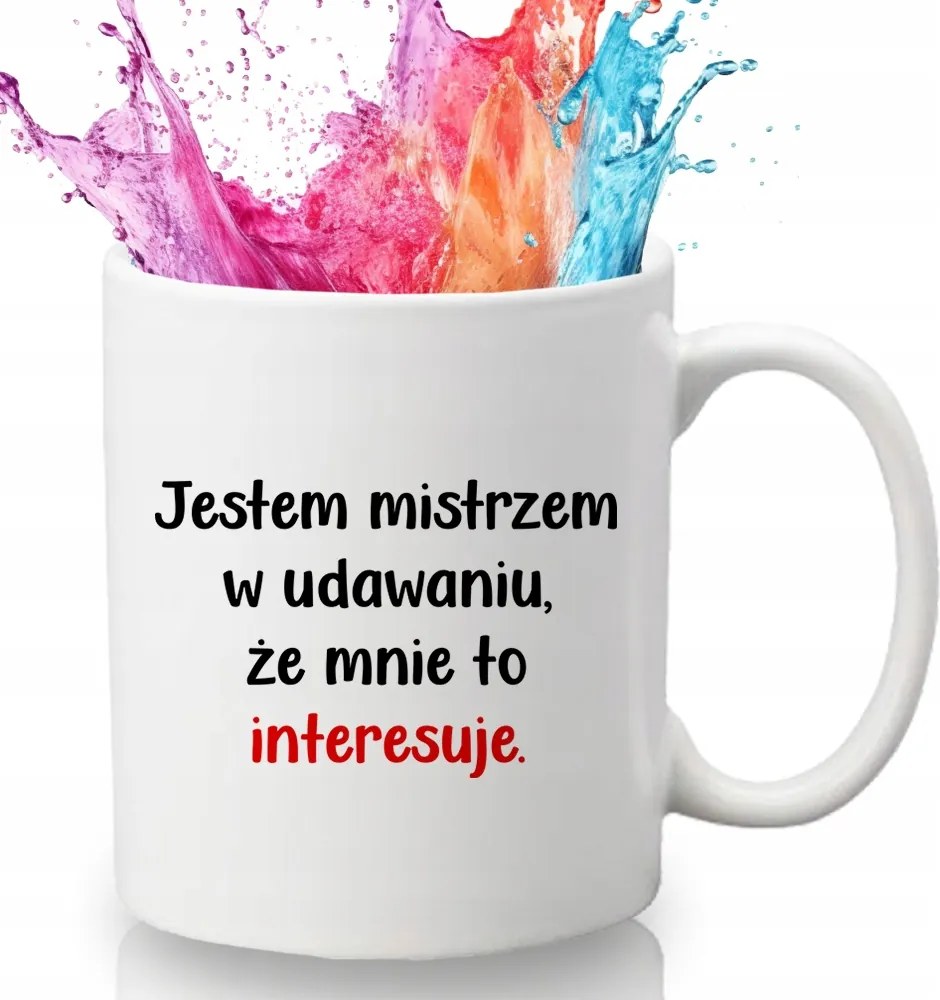 Bögre Fehér 330 ml Kerámia Ajándék Vicces Kütyü Mester A Színlelésben