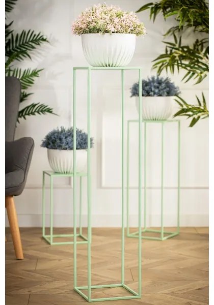 Virágállvány 100x24 cm világoszöld