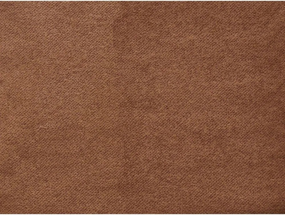 Narancssárga bársony sarokkanapé (jobb oldali-heverő résszel) Sierra – Bobochic Paris