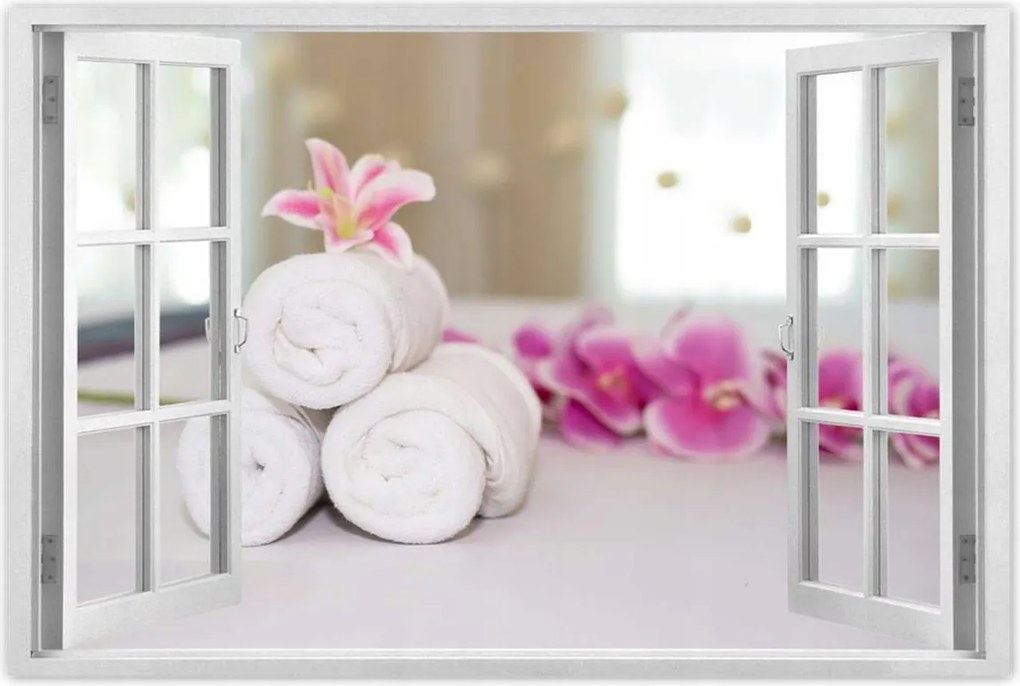 Poszterek 90x60 Spa Wellness Orchidea