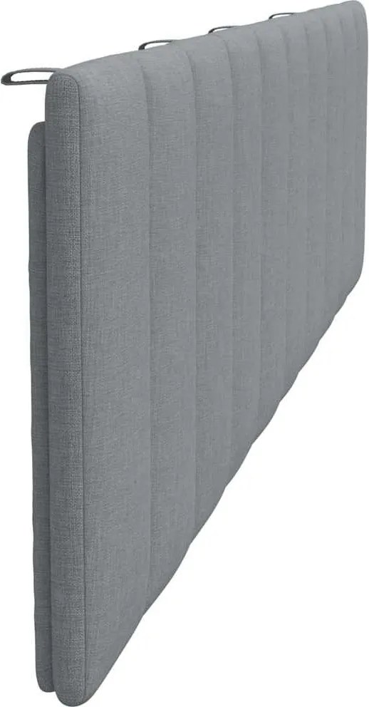 világosszürke szövet fejtámla párna Hanko 200 cm