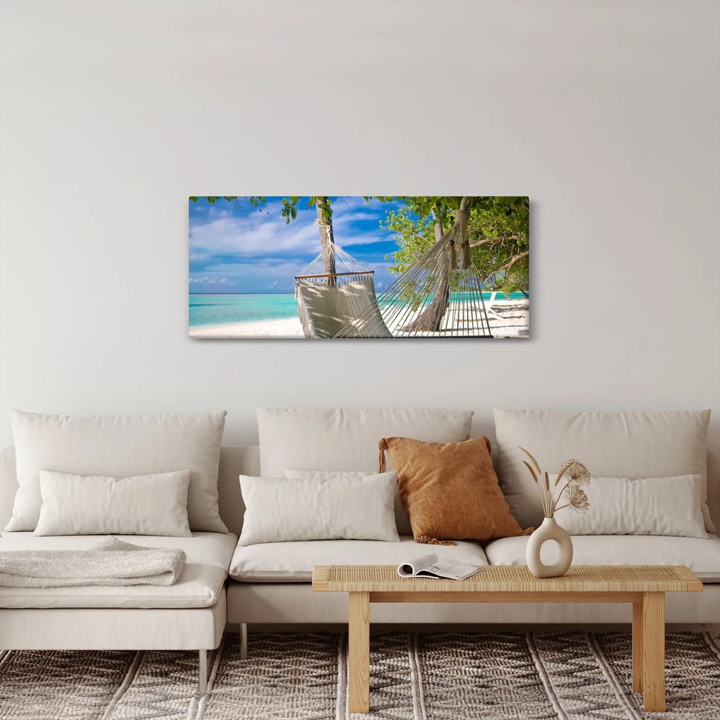 Kép - Függőágy a tengerparton (120x50 cm)