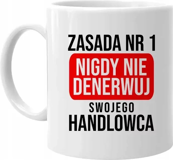 Ajándék Bögre Kereskedőnek No. 1 Soha ne idegesítse Kereskedő