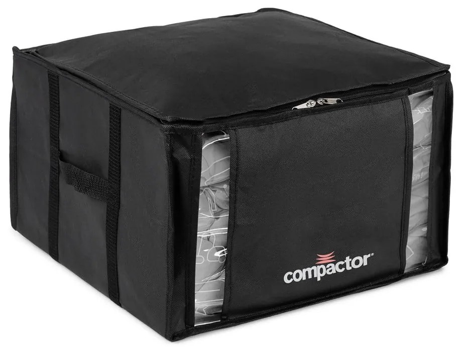 XXL Black Edition 3D Medium fekete ruhatároló doboz, 125 l - Compactor