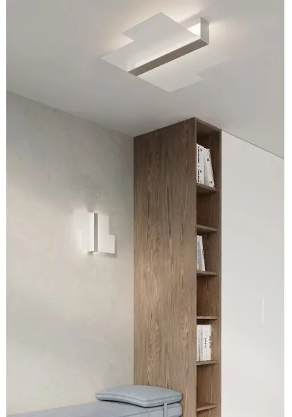 Sollux SL.0188 - Mennyezeti lámpa MASSIMO 2xE27/60W/230V fehér/króm