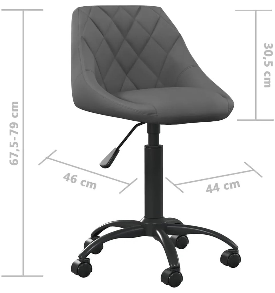 sötétszürke bársony étkezőszék