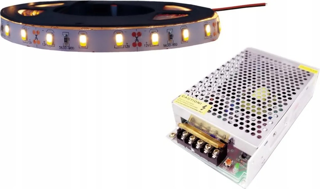 Led világítás 300D konyha 5630 fehér Meleg 5m