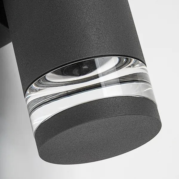 Rabalux 77072 - TORNIO kültéri fali lámpa 2xGU10/10W/230V IP54 antracit