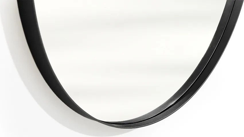 Nicole fésülködőasztal tükörrel 60 cm - matt fehér / fekete lábak