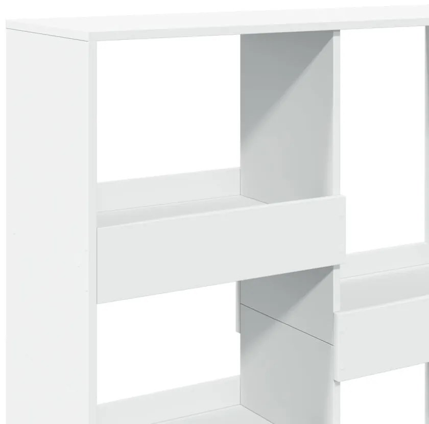 fehér szerelt fa térelválasztó 100 x 33 x 115 cm