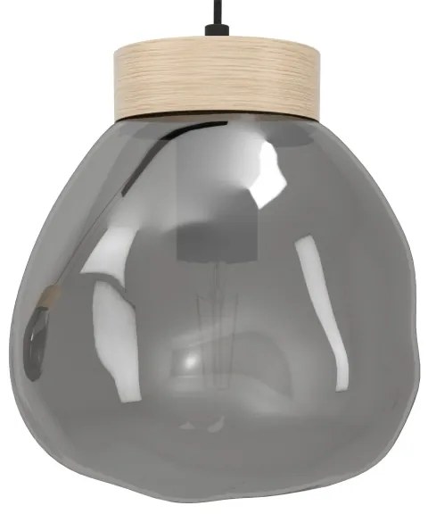 Eglo 390319 - Csillár zsinóron MAGACELA 3xE27/40W/230V füstös