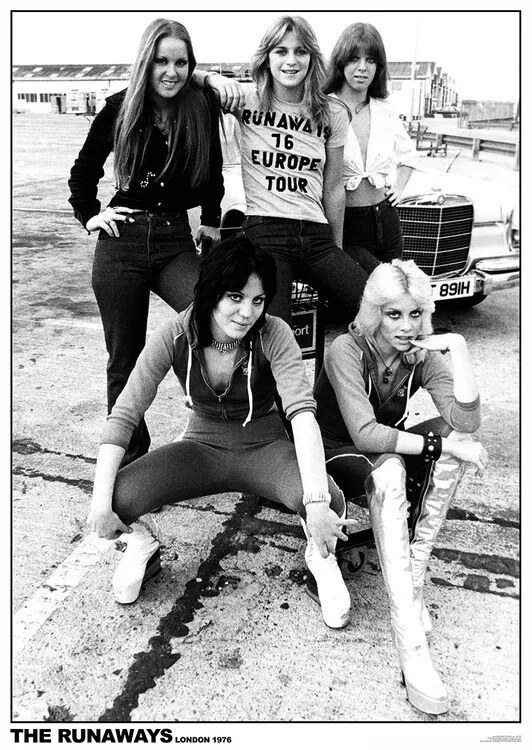 Plakát The Runaways - London 1976