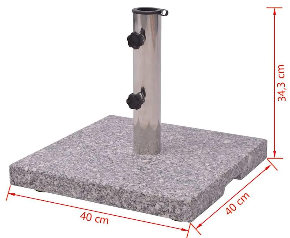 Gránit Napernyő Base Esernyőtartó 20kg