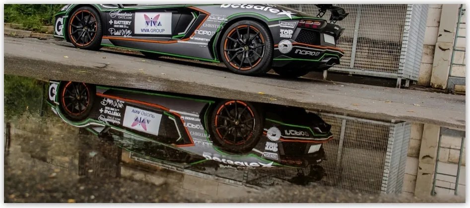 Fotótapéta flizelina 211x91 Sportos szuper autó